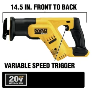 Serra Sabre Compacta Dewalt com 4 Posições de Lâmina Modelo DCS387B